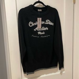 Christian Dior homme atelier sweater nwt retails 1250 wood blend